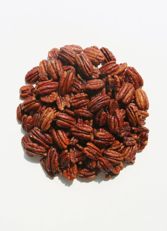 BOURBON WHISKEY MAPLE PECAN NUTS - Large Wrapped Jar 700g