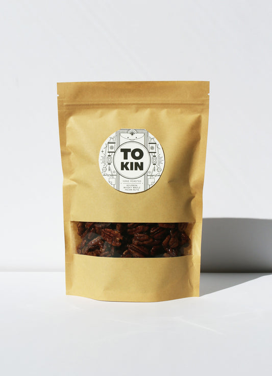 BOURBON WHISKEY MAPLE PECAN NUTS - Refill Pouch 3 sizes available